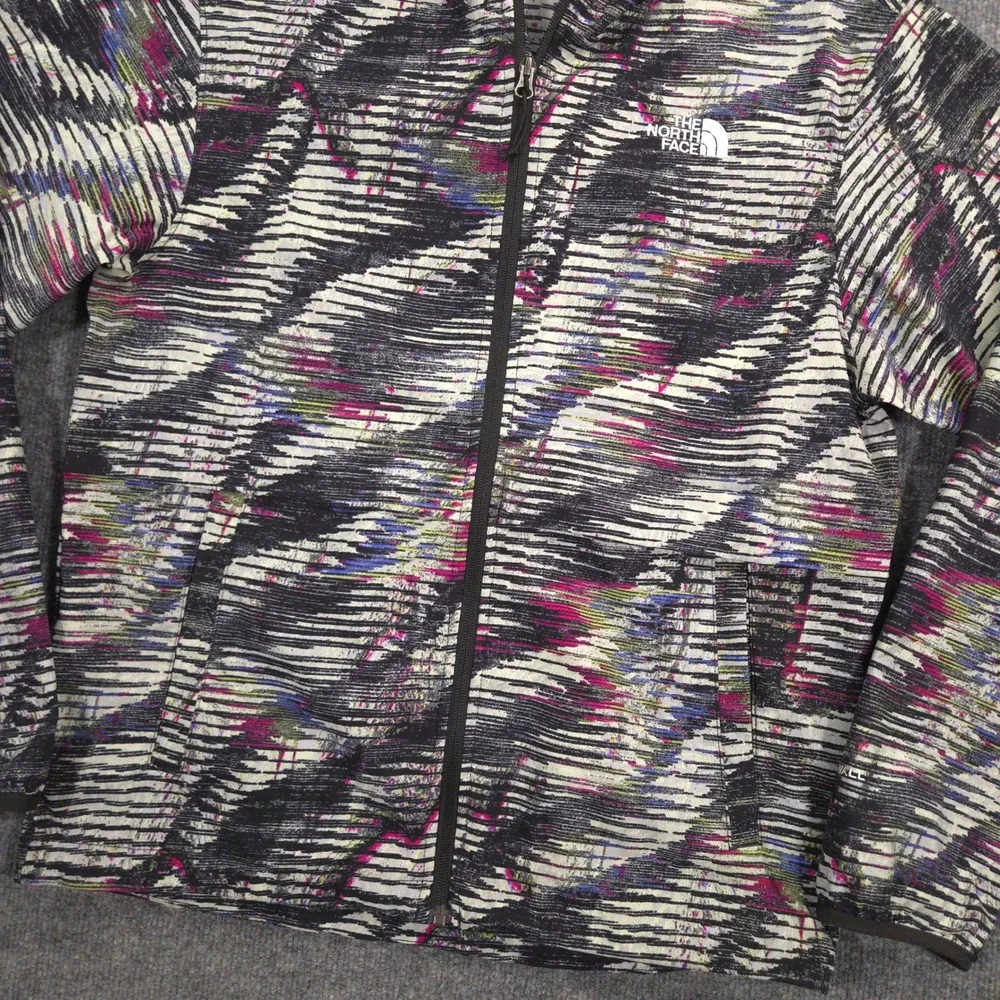 The North Face Easy Wind Full Zip Jacket Mens M Multicolor AOP WindWall Hooded